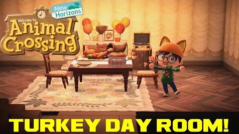 Animal Crossing: New Horizons - Turkey Day Room! - Nintendo Switch Gameplay 😎Benjamillion