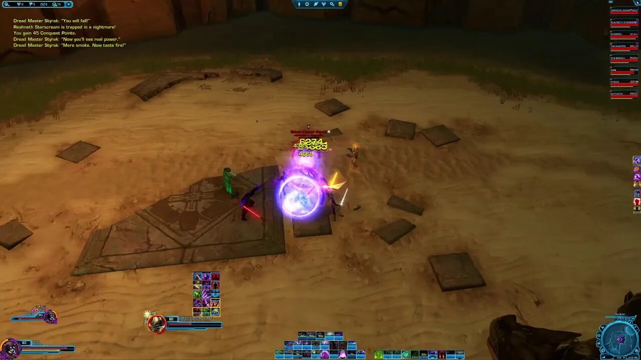 SWTOR DPS Madness Sorcerer [Burst Build] Live Gameplay!