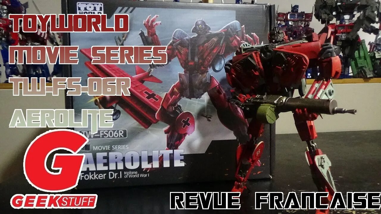 [Francais] Revue Video du ToyWorld - Movie Series - TW-FS-06R - Aerolite - Starscream (RED BARON)