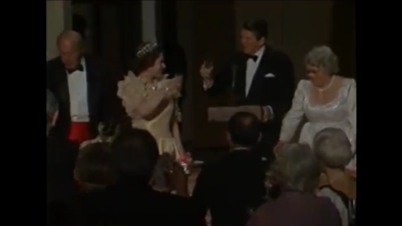 Ronald Reagan Honors Queen Elizabeth II, 1983