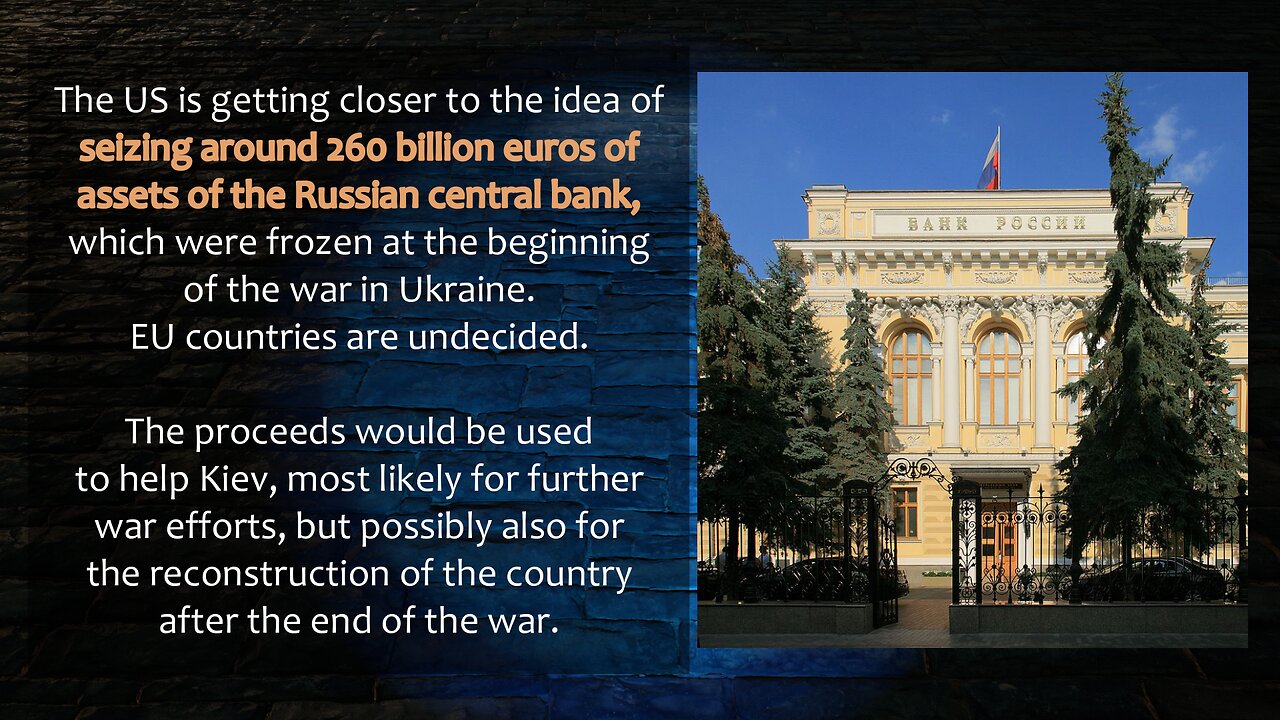 If the West seizes the Russian central bank assets, every country will ask itself: am I next?