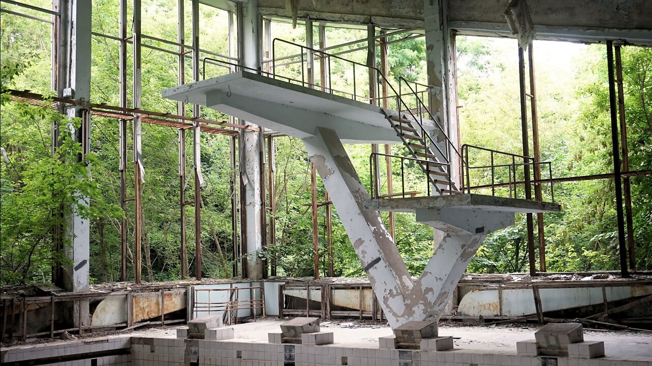 Abandoned Pool and Rec Center in Pripyat (Chernobyl)