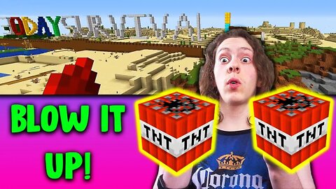 Destroying My Minecraft 30 Day Survival World