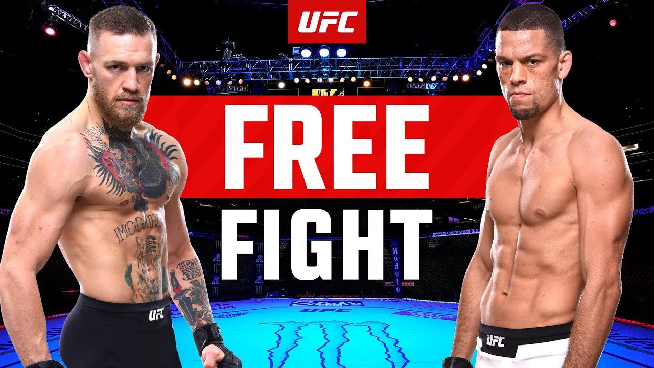 Nate Diaz vs Conor McGregor | Free Fight | UFC 279