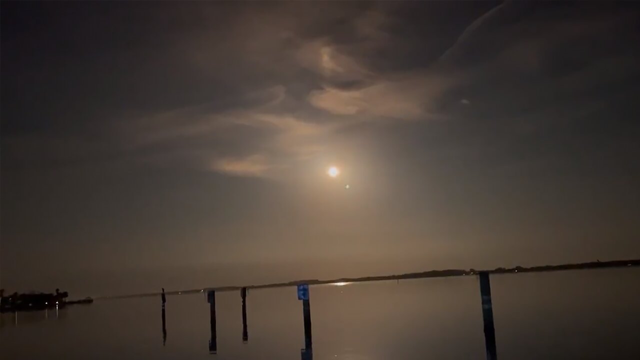 Historic liftoff of NASA's new moon rocket seen from Indian River