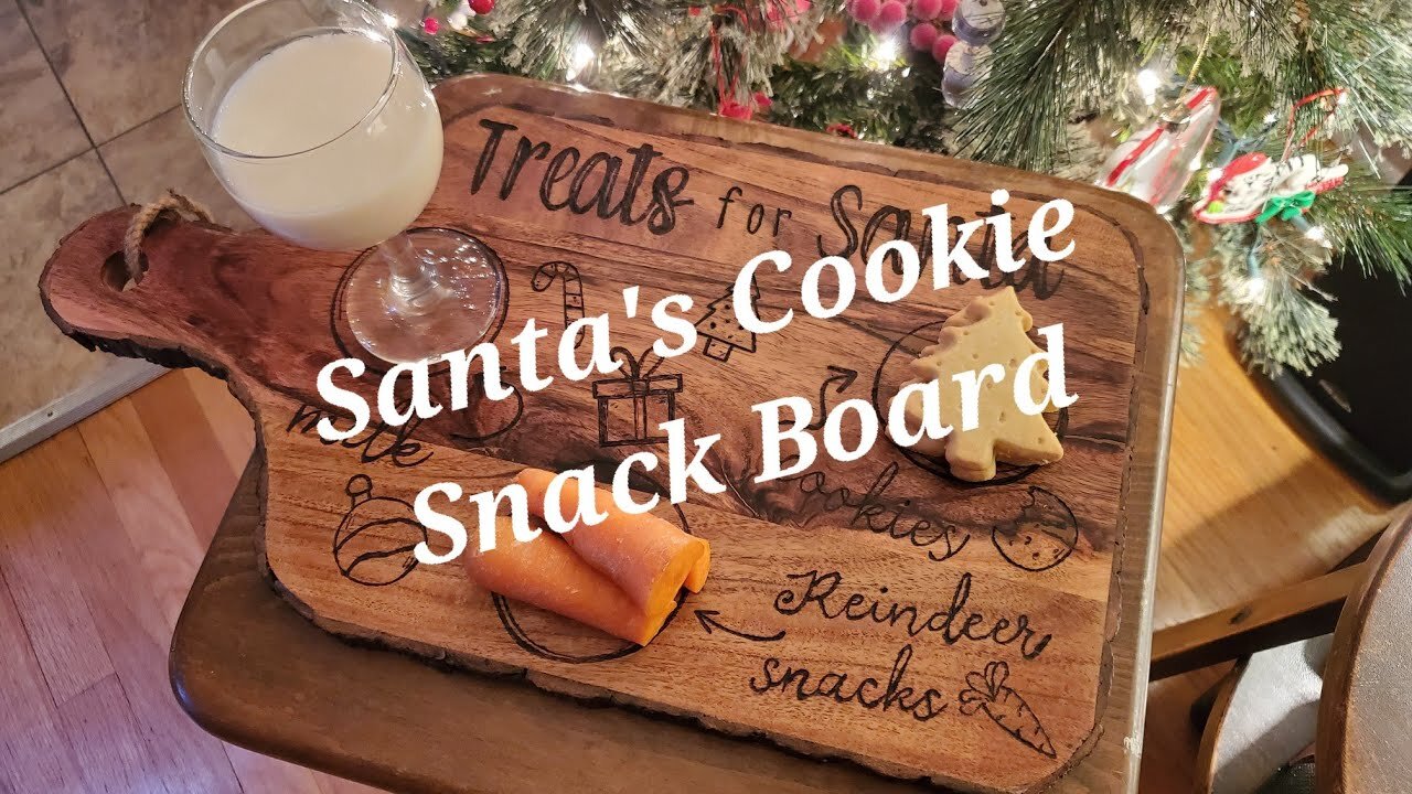 Santa's Cookie Snack Board