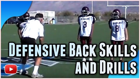 Youth Football Skills and Drills - Defensive Back with Coach Vern Friedli