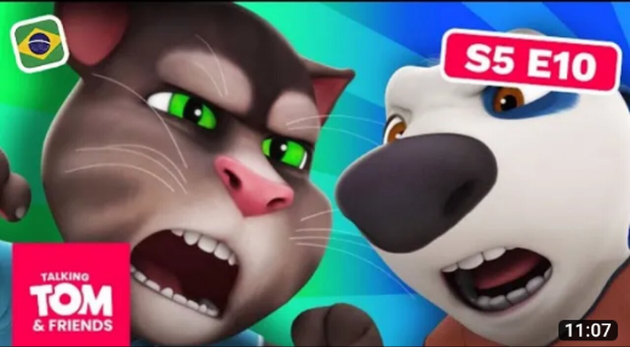 Talking Tom & Friends (Episodio 10) - Temporada 5° Guerra De Colegas De Quarto / Dublado