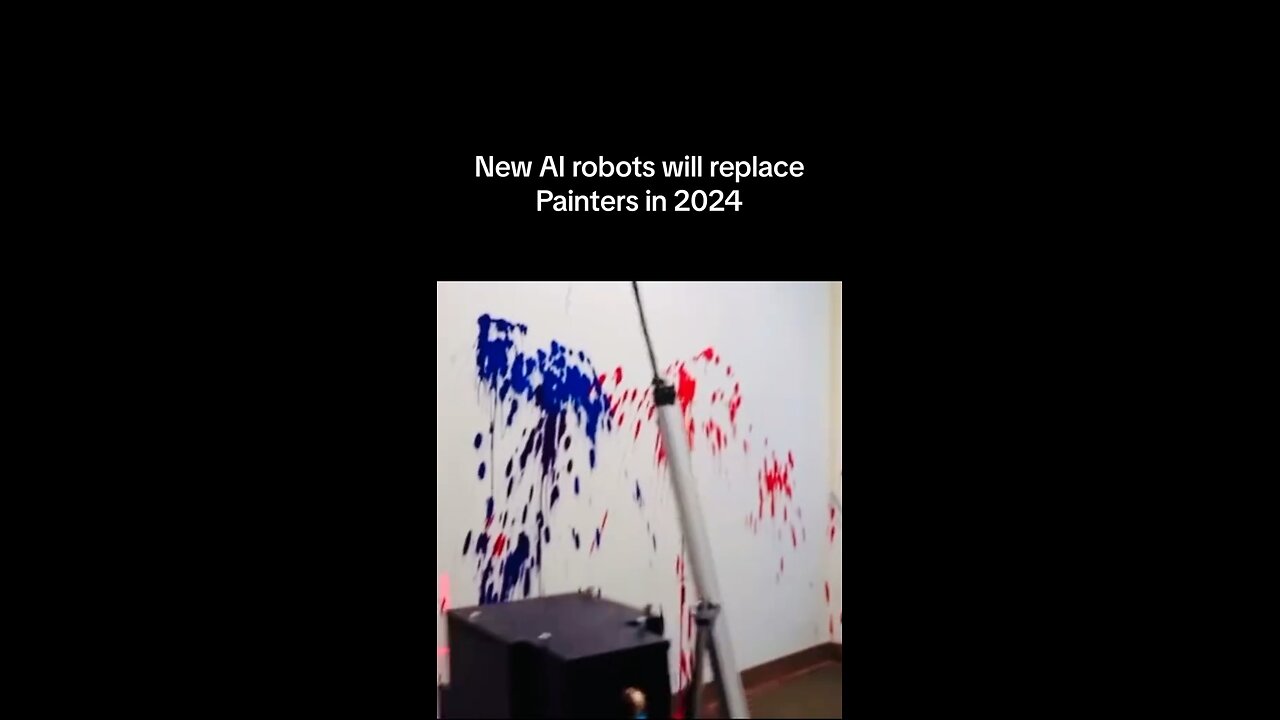 Funny Video of AI Trying to Paint