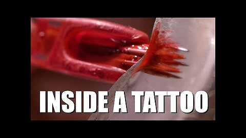 Tattoo on Transparent Skin at 20 000fps