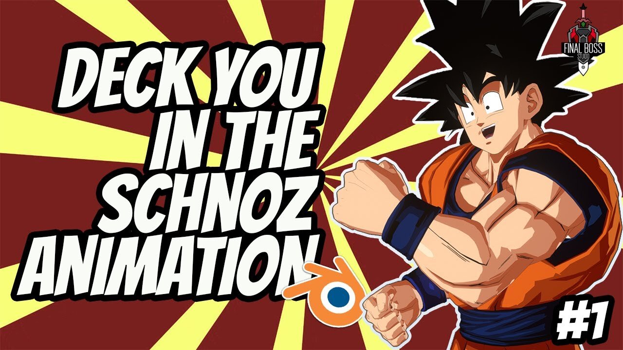 DBZA Blender Animation Shorts #1 | Deck you in the Schnoz | #DBZA #DBZ #Blender #TFS