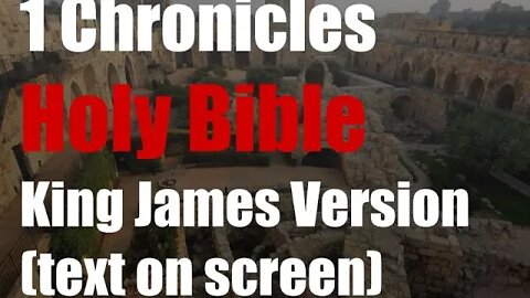 1 Chronicles 5 + 6 KJV Audio Bible 2022 (King James Version)