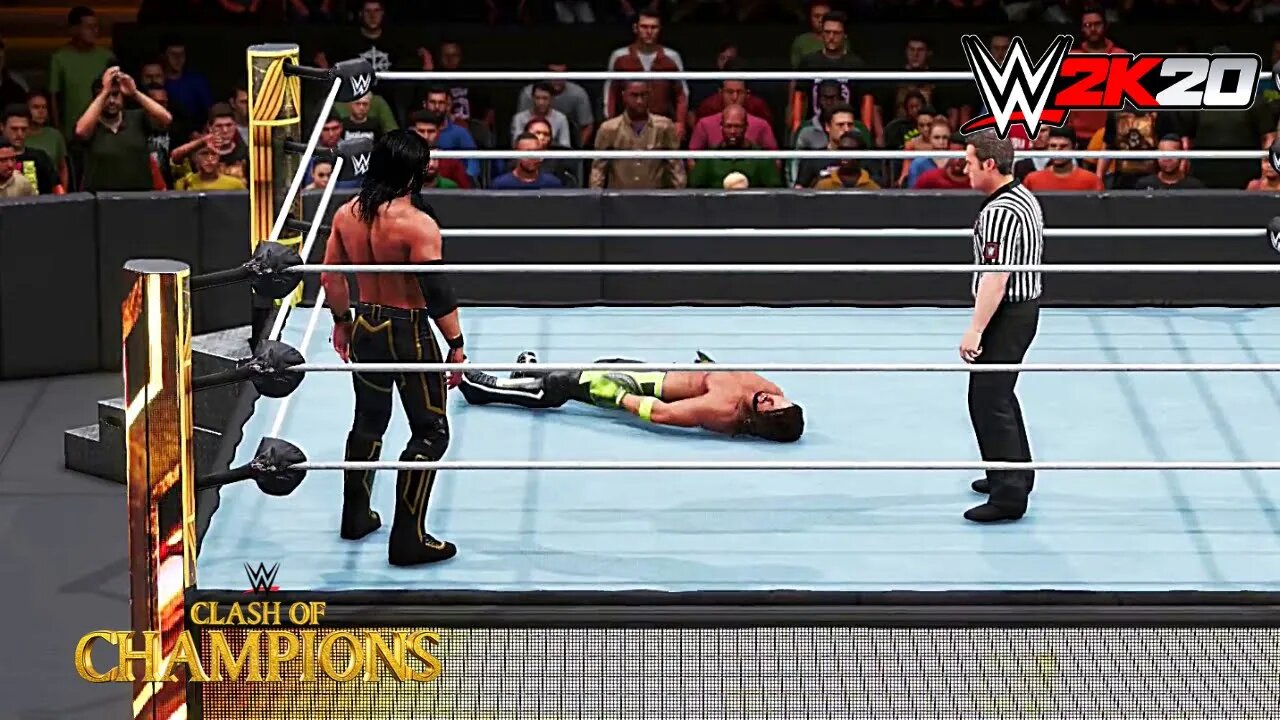 WWE 2K20: Seth Rollins(The BeastSlayer) Vs A.J. Styles(The Phenomenal) - Gameplay PC Full HD