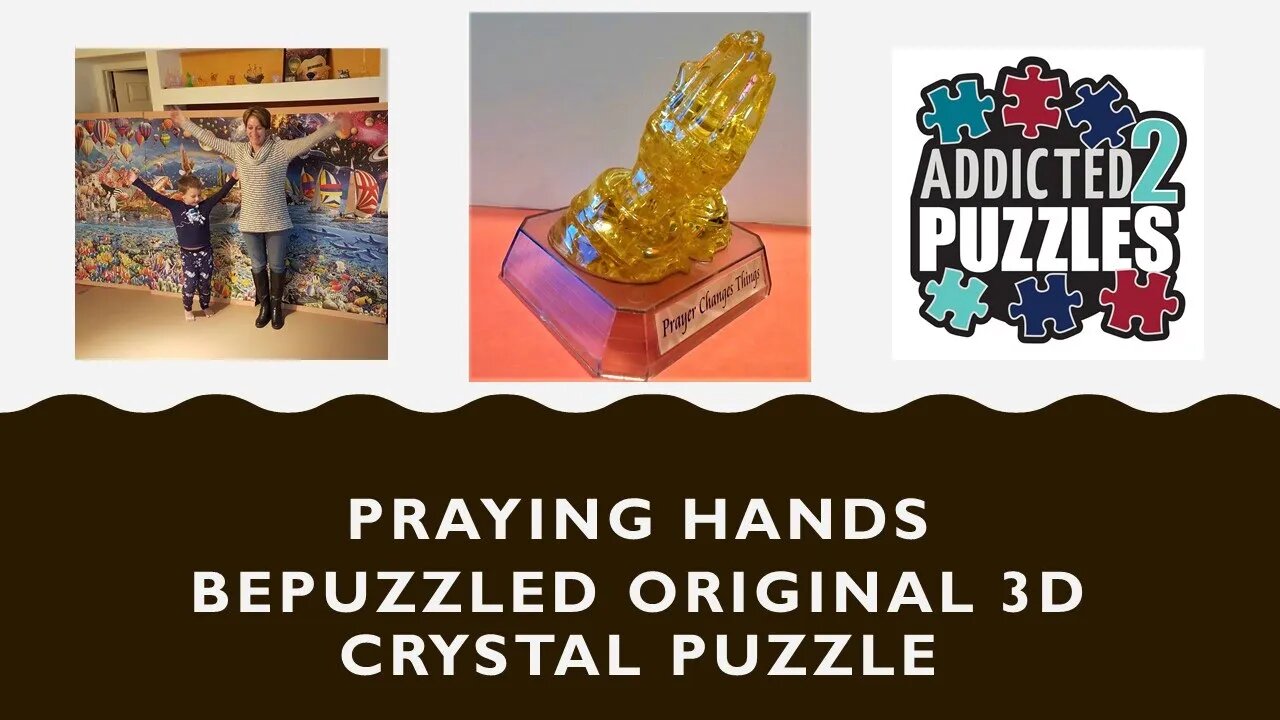 Praying Hands 3D Crystal Puzzle Tutorial