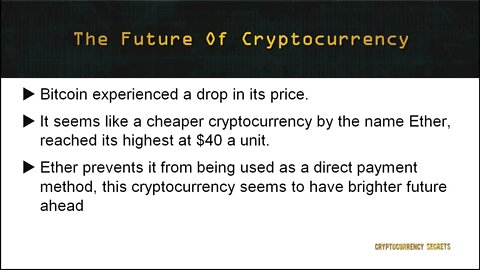 8 0 The Future Of Cryptocurrency