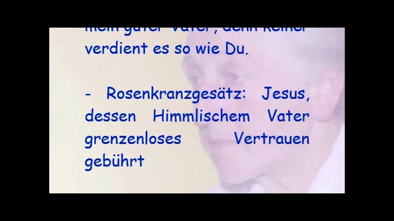 8. Tag: Das Vertrauen Novene zu Ehren Gott Vater