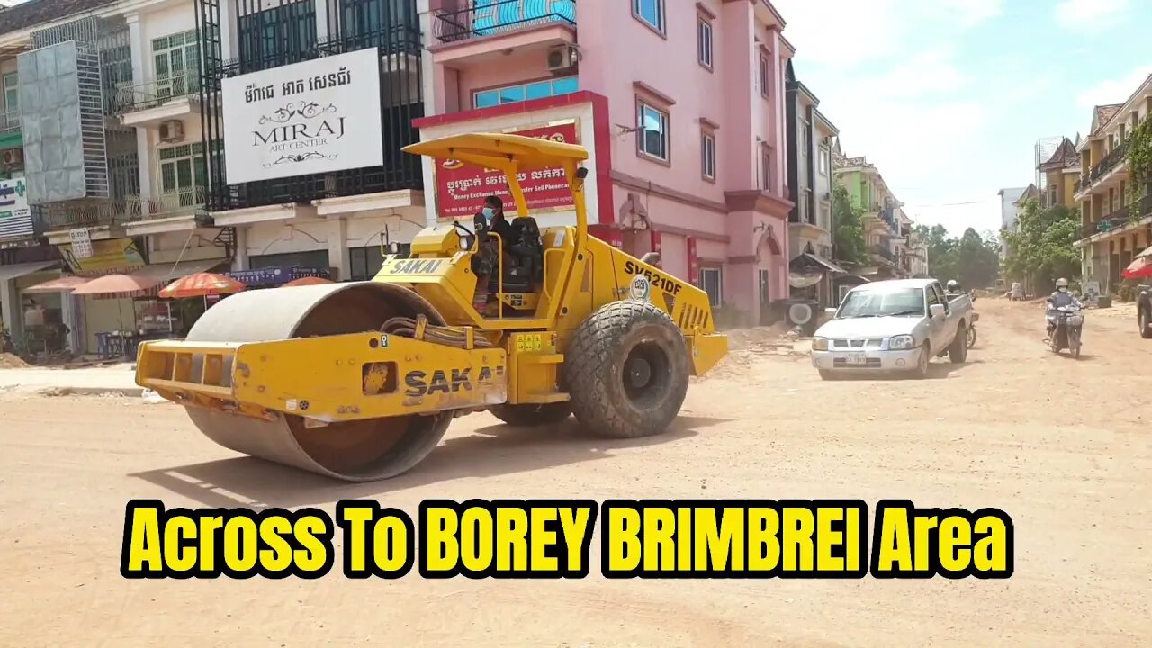 Tour Siem Reap2021, New City Ring Road Concrete South To North (KOK PATRY) / Amazing Tour Cambodia.
