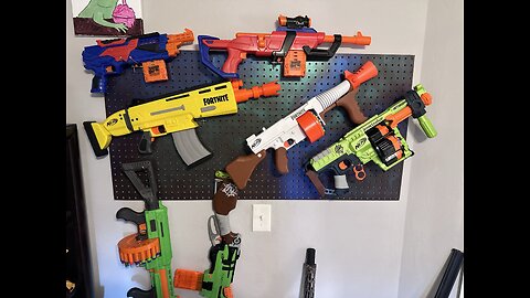 Nerf gun wall