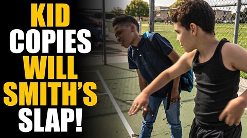 Kid COPIES WILL SMITH'S Slap... 👋👋 REGRETS IT... | SAMEER BHAVNANI