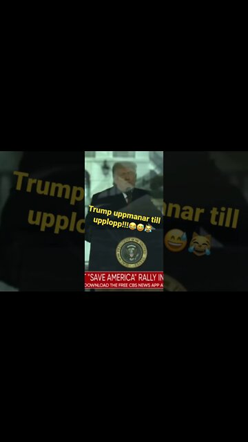 Donald Trump 6:th january speech. Riot call (sic.)