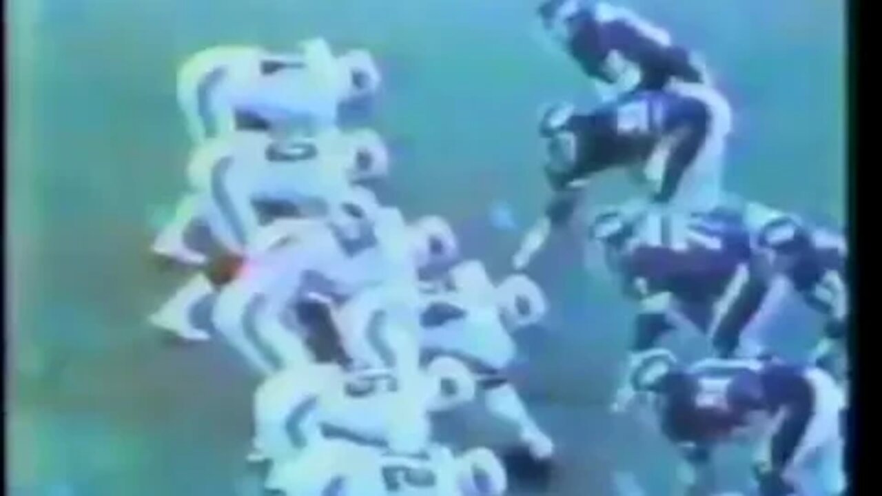 1977-12-05 Baltimore Colts vs Miami Dolphins