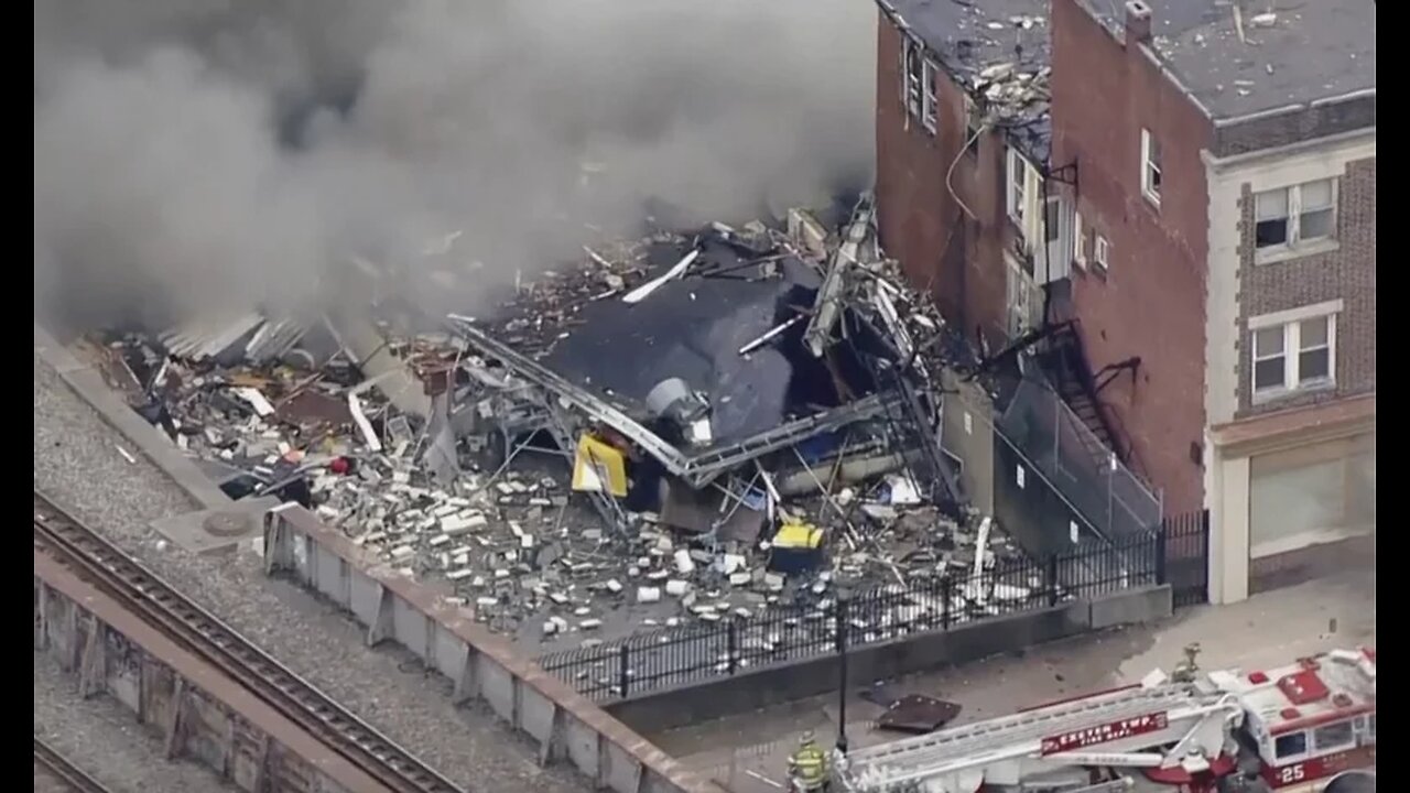 Chocolate factory explosion in Pennsylvania, USA