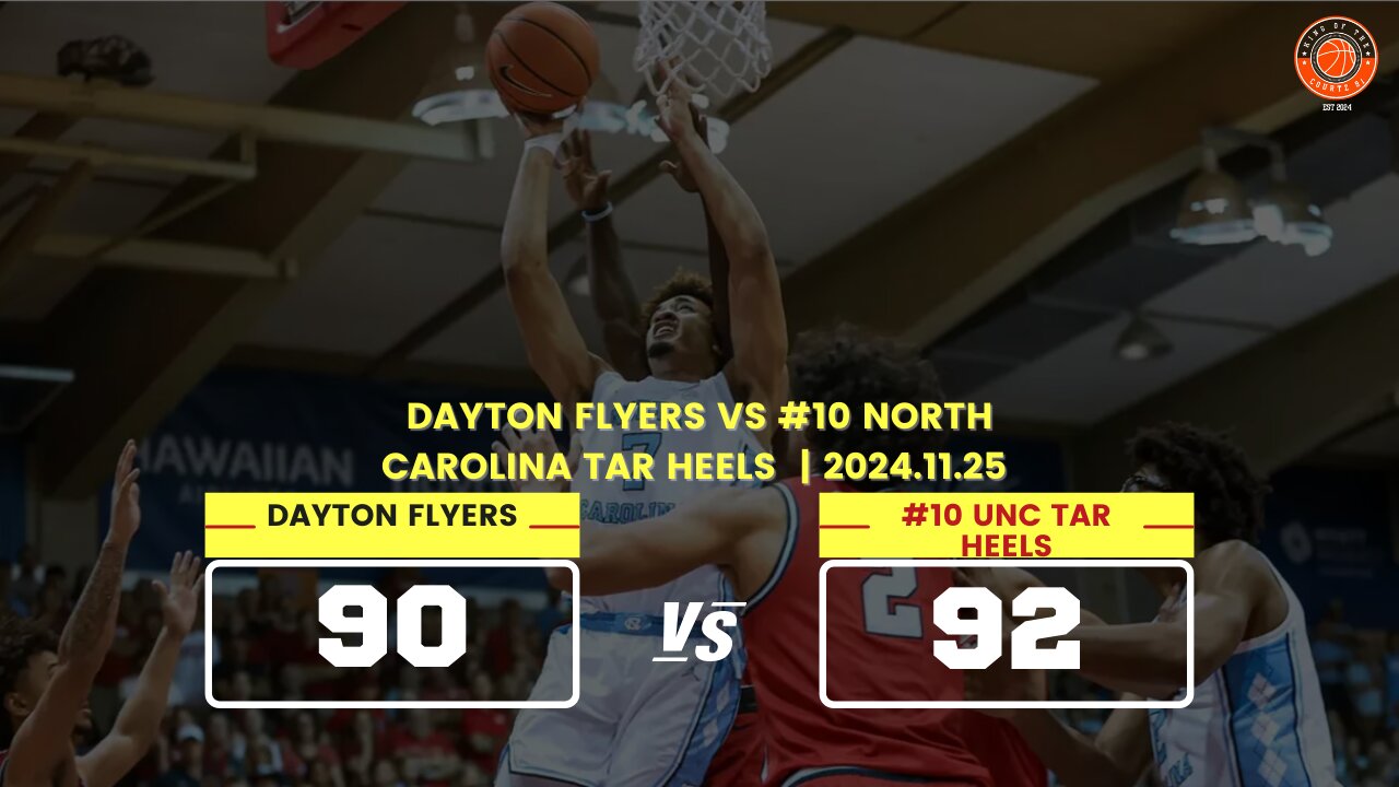 UNC vs Dayton | 2024.11.25 | NCAAB Game