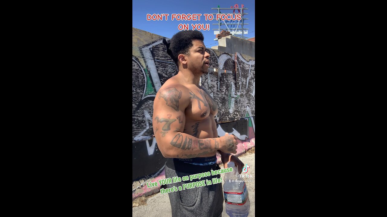 DON’T FORGET TO FOCUS ON YOU!! 🫵🏾| the best motivational bodybuilding rapper