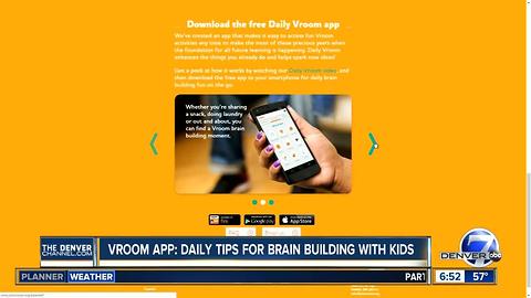 Vroom app: Daily tips for parents to build kids' brains
