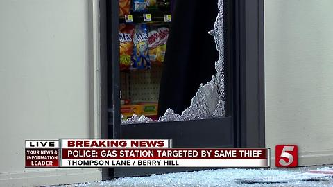 Suspect Hits Berry Hill Gas Station For 2nd Time