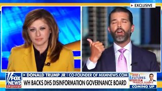 Fox Host DESPERATE to Control Sped-Up Donald Trump Jr
