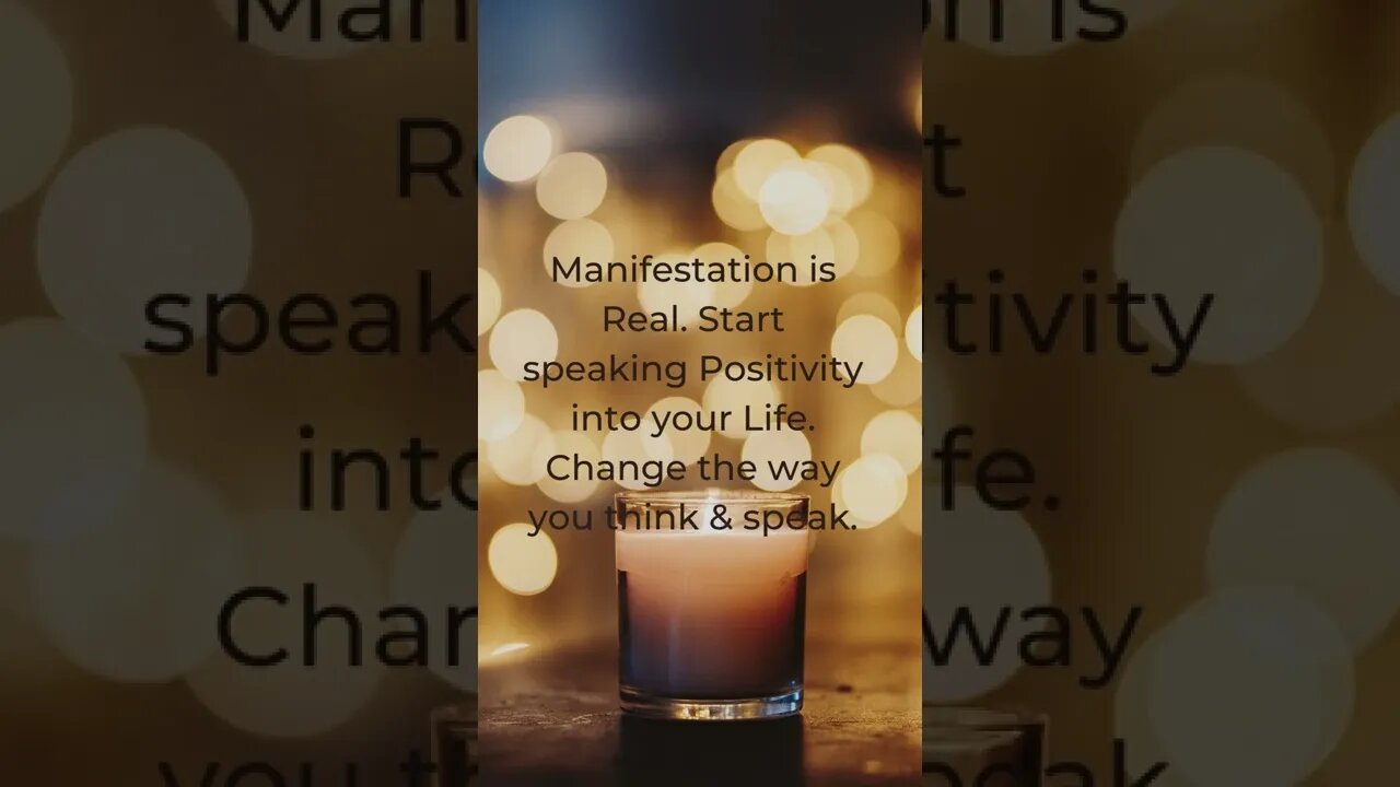 Manifestation is Real