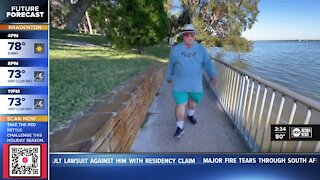 Walking Club: Sarah's Walking Club member walks 2021 miles in 2021