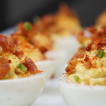 Bacon Jalapeno Deviled Eggs