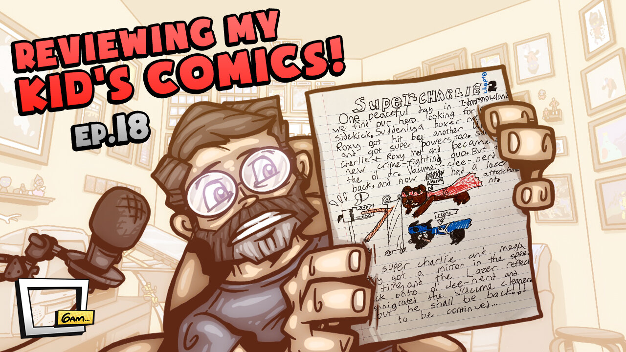 Reviewing my 9-Year-Old's Comics: Super Charlie Chapter 2