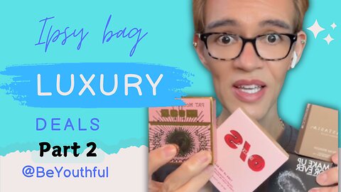 Ipsy Haul Part 2 ✨ Luxury makeup for a steal?! 💯 Get yours too! 👏 Link in description 💙