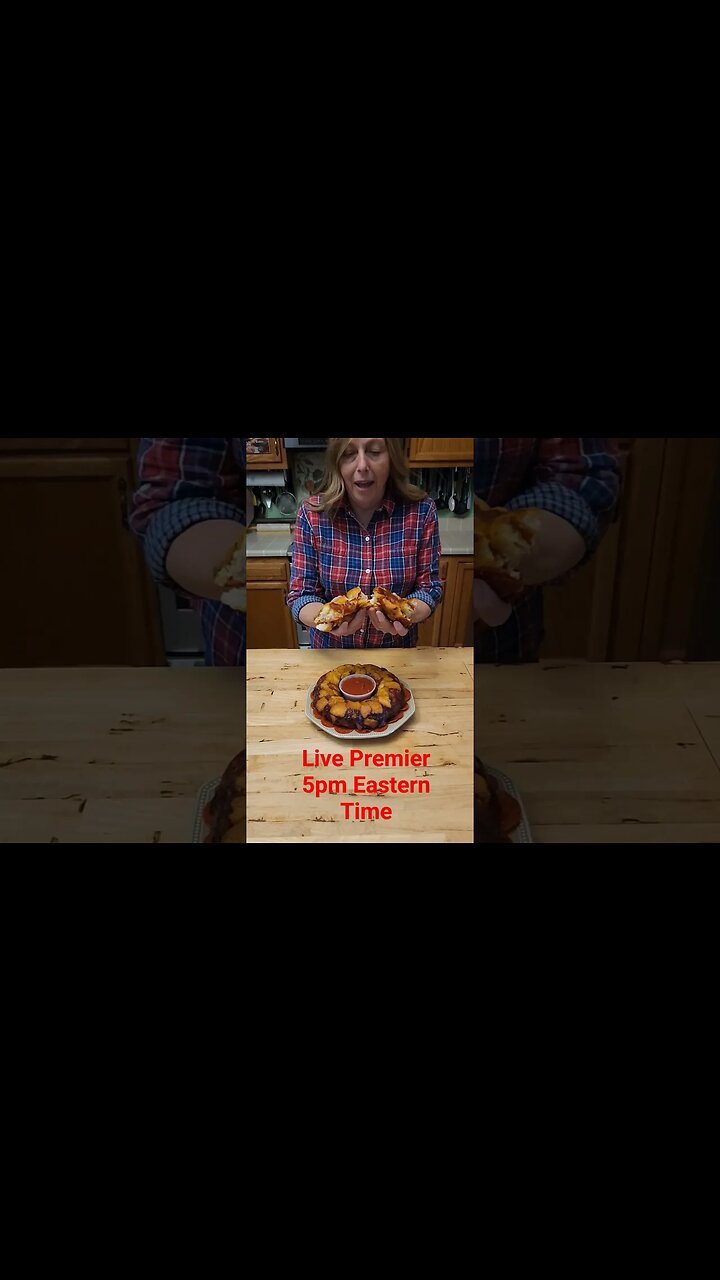 New Video Today at 5 pm Eastern Time #thehillbillykitchen #premiere #pizza #bread #shorts #peace
