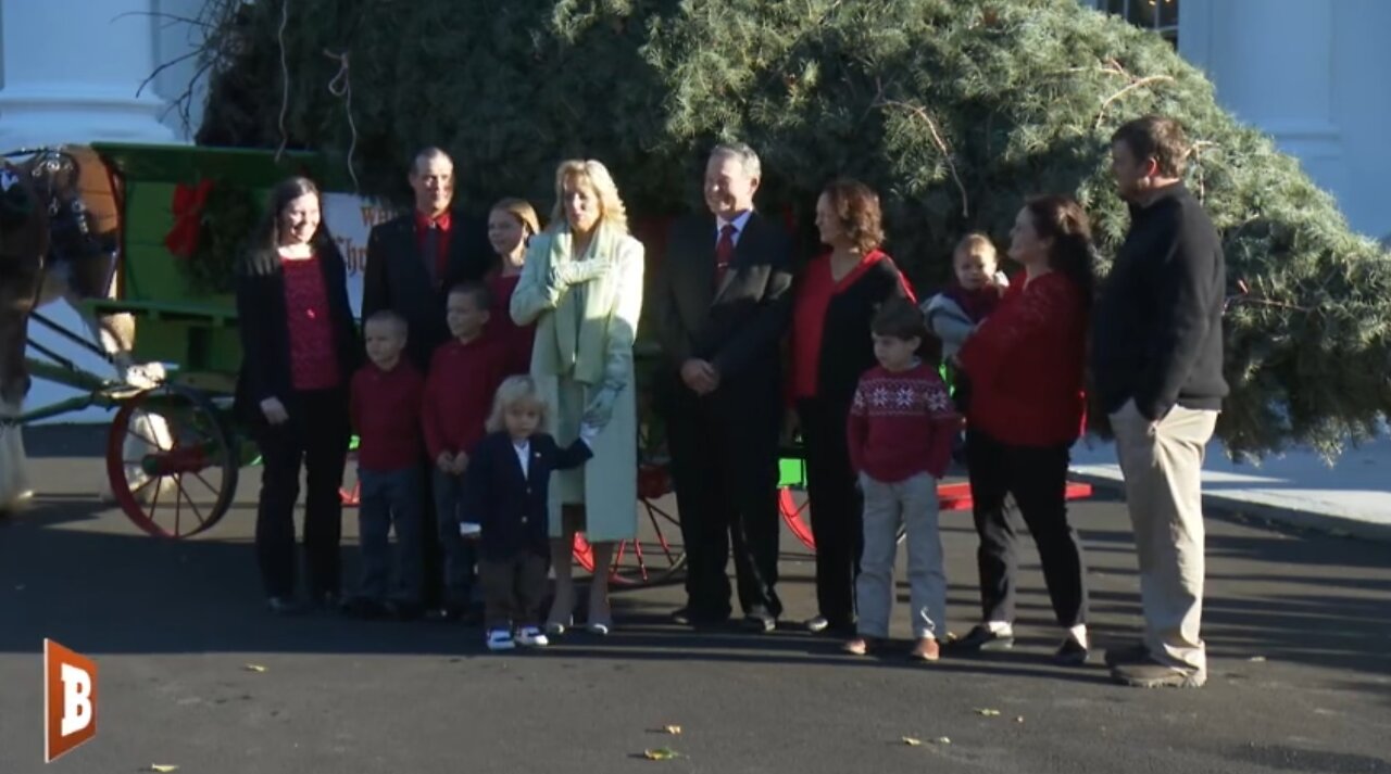 LIVE: First Lady Jill Biden Welcoming the White House Christmas Tree...