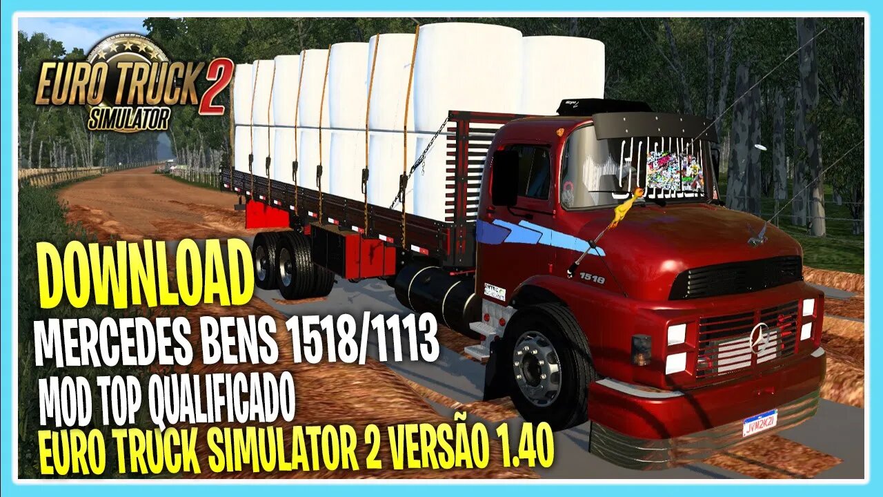 DOWNLOAD MERCEDES BENS 1518/1113 EURO TRUCk SIMULATOR 2