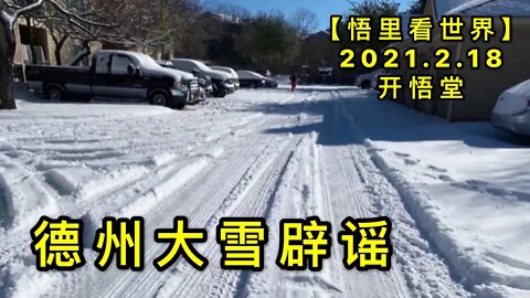 KWT1106德州大雪辟谣20210218-5【悟里看世界】