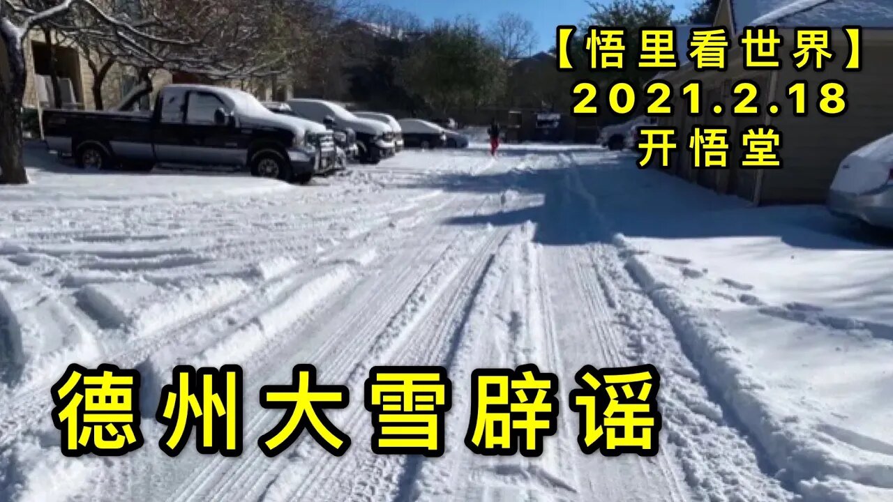 KWT1106德州大雪辟谣20210218-5【悟里看世界】