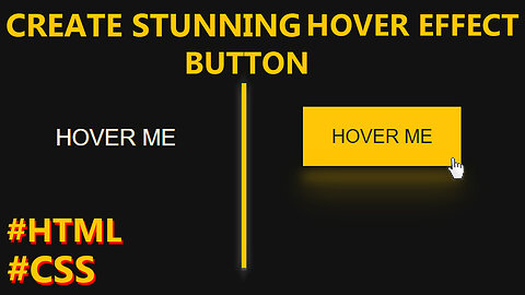 Create Stunning Hover Effect for Buttons with HTML and CSS