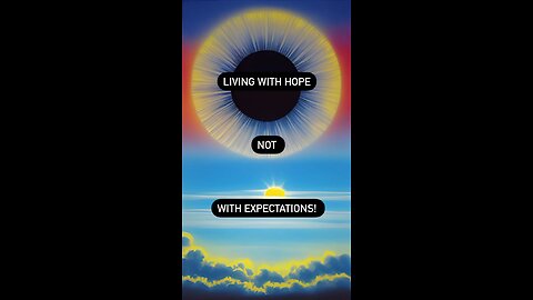 Living with hope, not with expectations! #hope #joy #trust #carefree #tarotary #musings