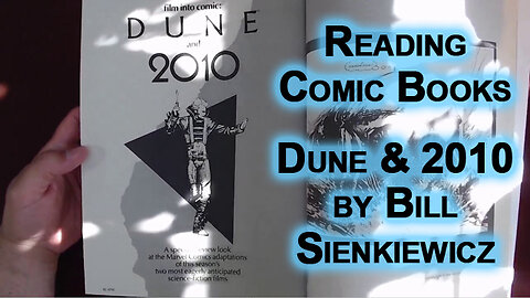 Reading Comic Books: Film Into Comic: Dune & 2010, Bill Sienkiewicz, Epic Illustrated #28, 1985 ASMR