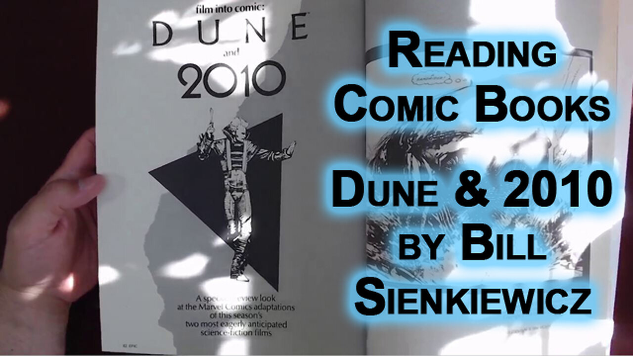 Reading Comic Books: Film Into Comic: Dune & 2010, Bill Sienkiewicz, Epic Illustrated #28, 1985 ASMR