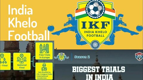 Biggest Trials in India started. India khelo football season 2.. 2022