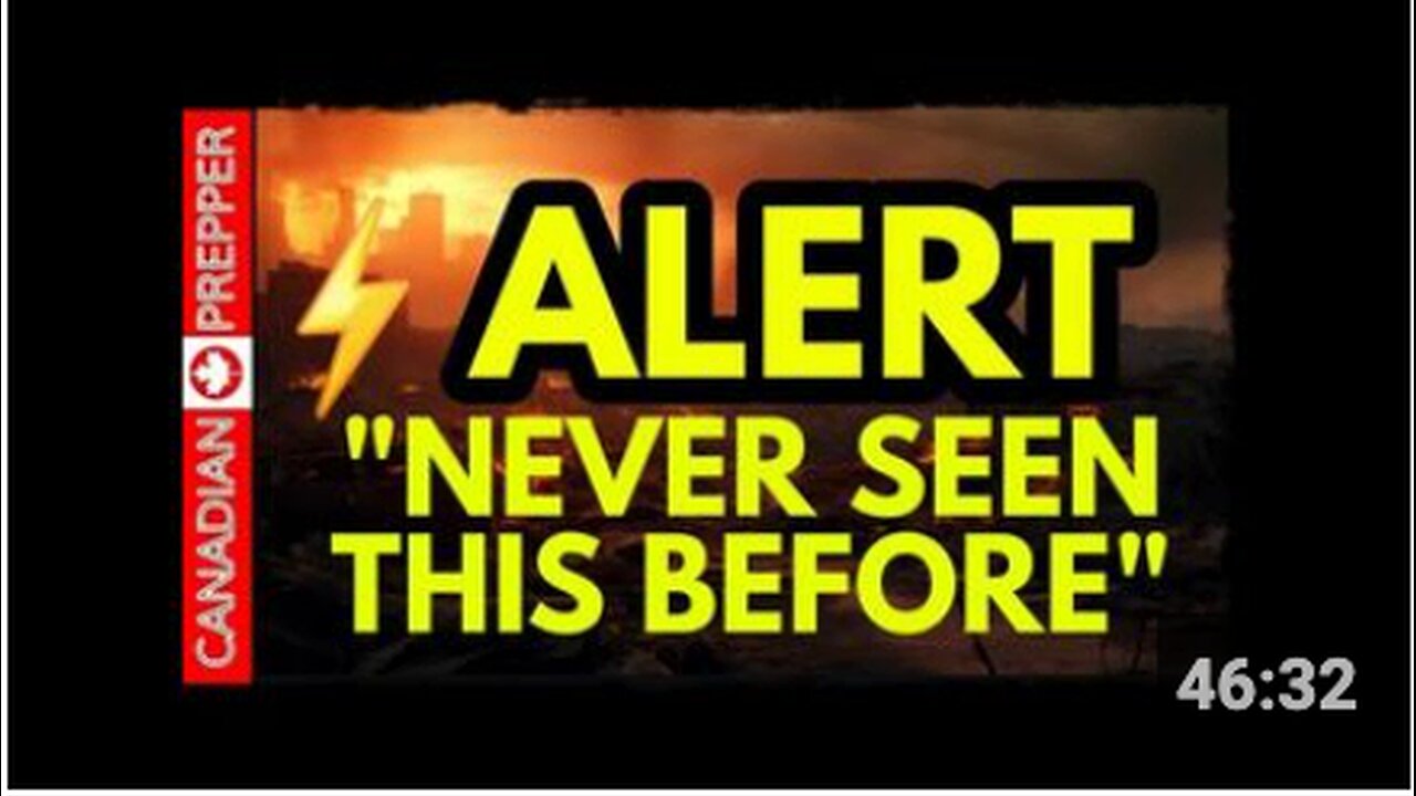 ⚡ALERT SECURITY EXPERTS WARNING FOR PREPPERS, I'VE NEVER SEEN IT LIKE THIS BEFORE