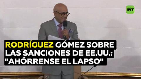 Jefe del Parlamento venezolano arremete contra EE.UU.