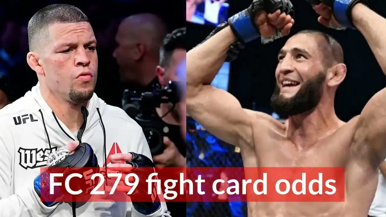 UFC279 Khamzat Chimaev Vs Nate Diaz HUGE!