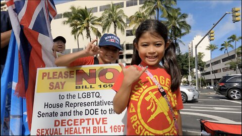 Honolulu Protest March Against Bill 1697 (Preview)